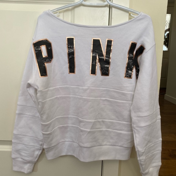 PINK marble logo sweatshirt - Picture 1 of 5